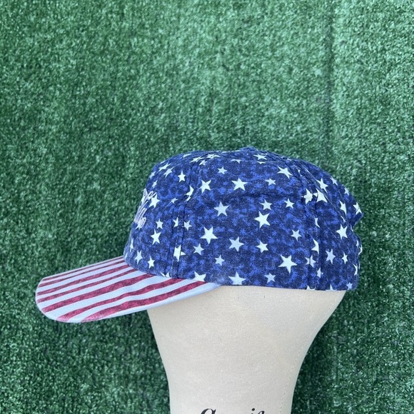 Vintage Coca-Cola Company American Flag AOP Snapback Hat Cap Patriotic USA 90s - Picture 6 of 10